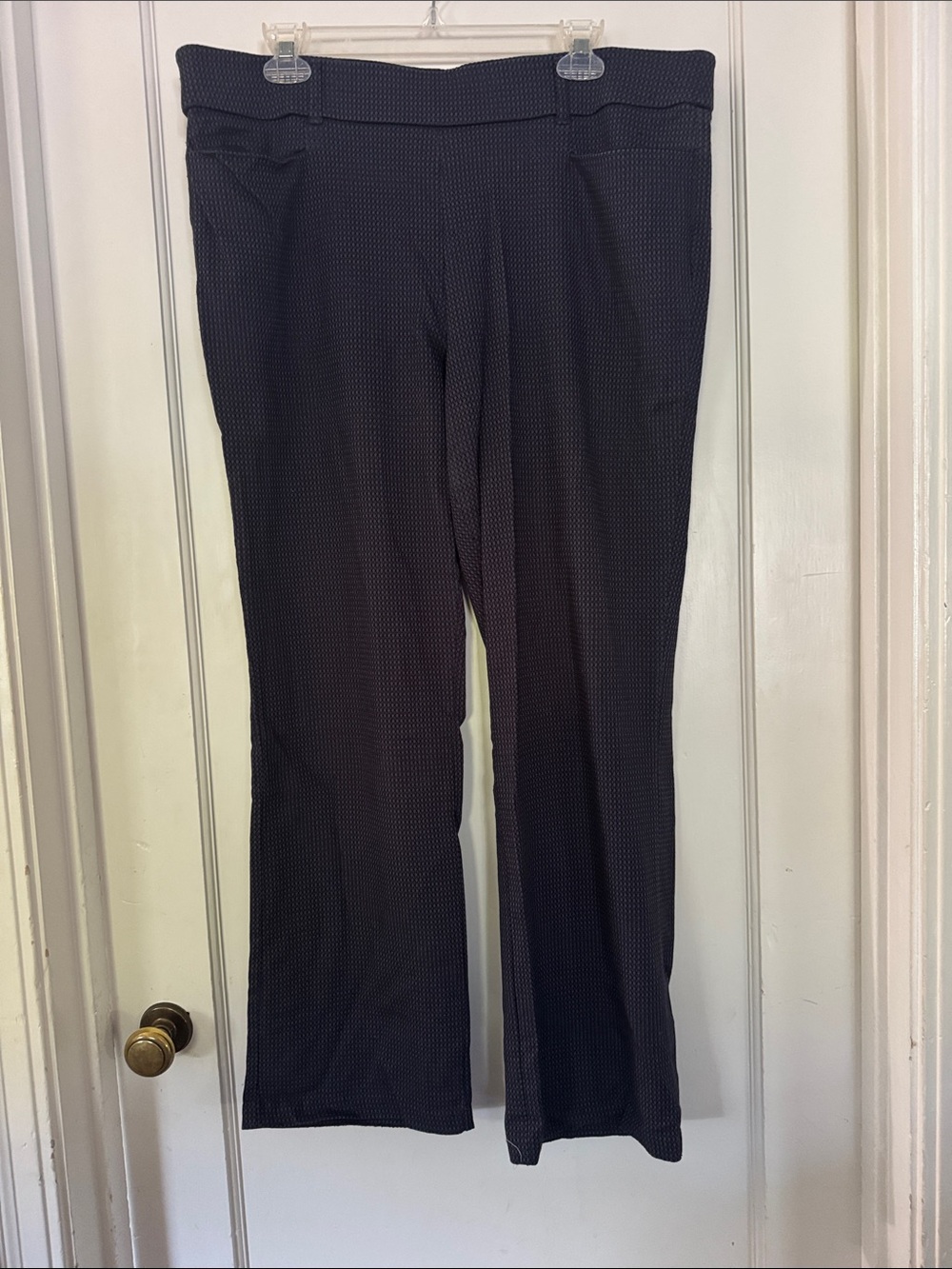 Maurices Black Textured Boot Cut Pants